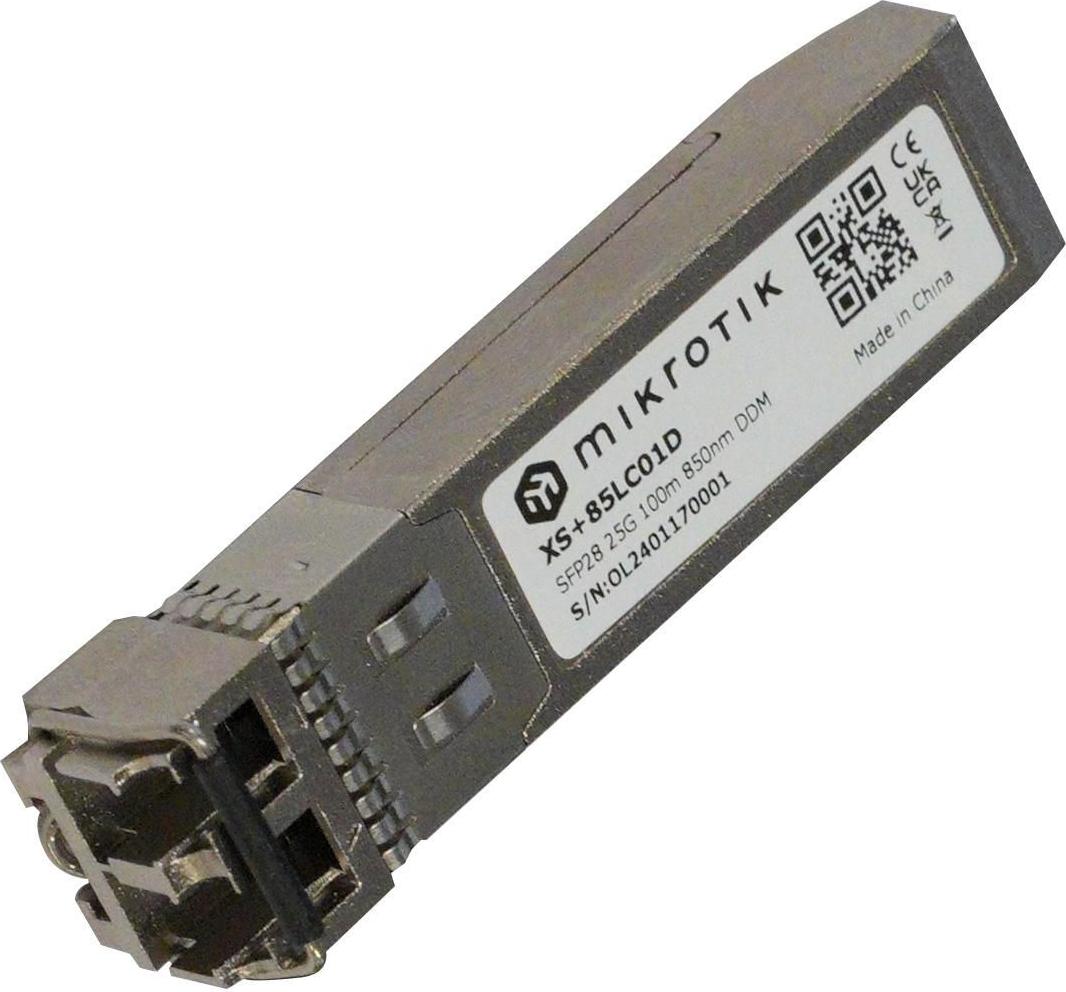 Mikrotik XS+85LC01D Netzwerk-Transceiver-Modul Faseroptik 25000 Mbit/s SFP28 850 nm (XS+85LC01D)