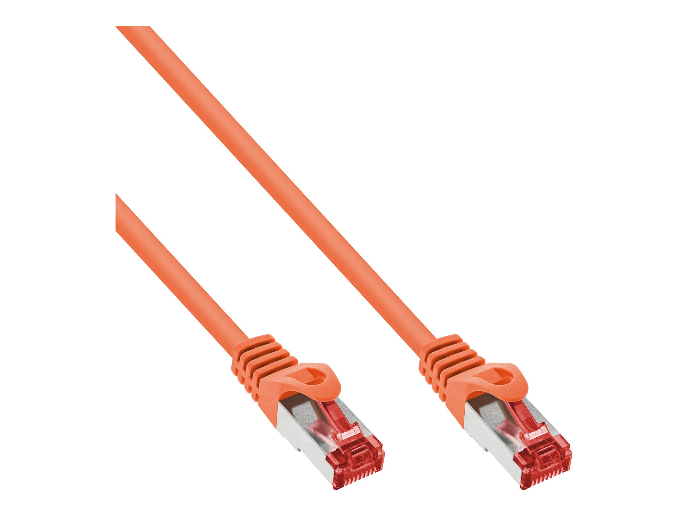 InLine Patchkabel S/FTP (PiMf) Cat.6 2 m Orange