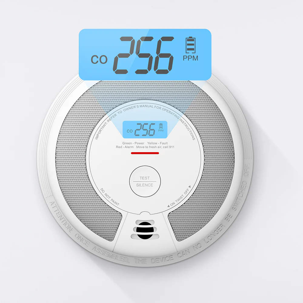 X-Sense SC07 Rauch- und Kohlenmonoxidmelder Kabellos 85 dB Weiß Grau