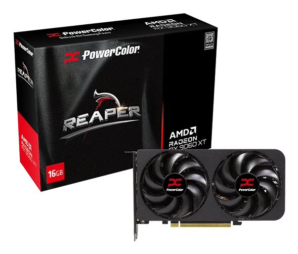 PowerColor Reaper Radeon RX 9060 XT 16 GB GDDR6 Schwarz