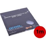 Alphacool Schlauch AlphaTube HF 13/10 (3/8"ID) - UV Blau transparent 1m (3,3ft) Retailbox 100cm (18530)