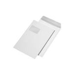 MAILmedia Versandtasche C4 haftklebend, mit Fenster, braun (323310)