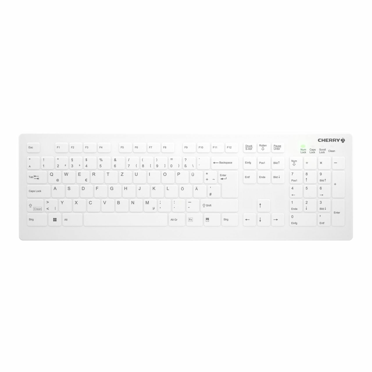 Active Key MTA AK-C8112F Kabellose Tastatur RF Wireless DE-Layout Weiß