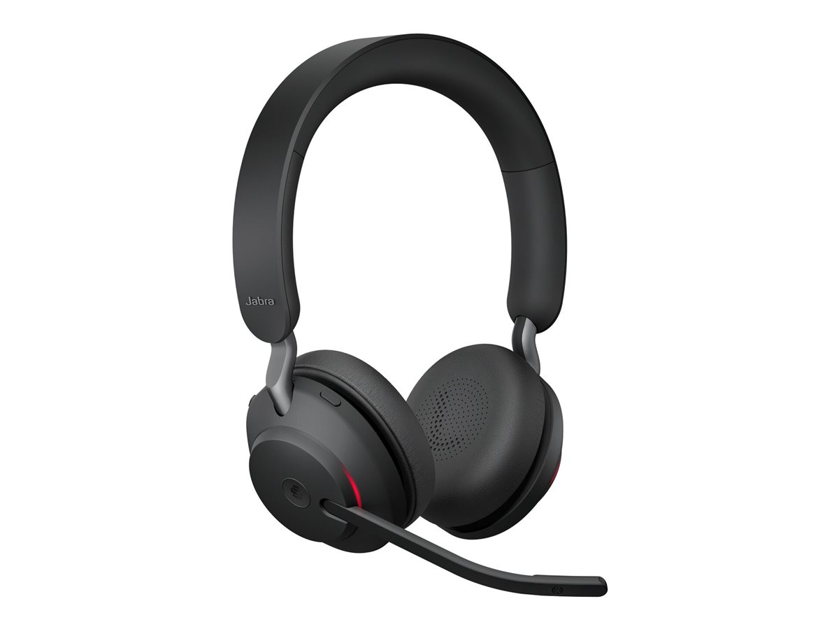 Jabra Evolve2 65 MS Stereo On-Ear Headset Schwarz
