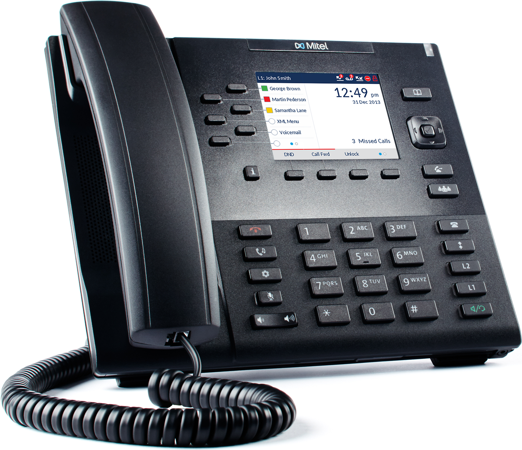 Mitel 6867 VoIP-Telefon (80C00002AAA-A)