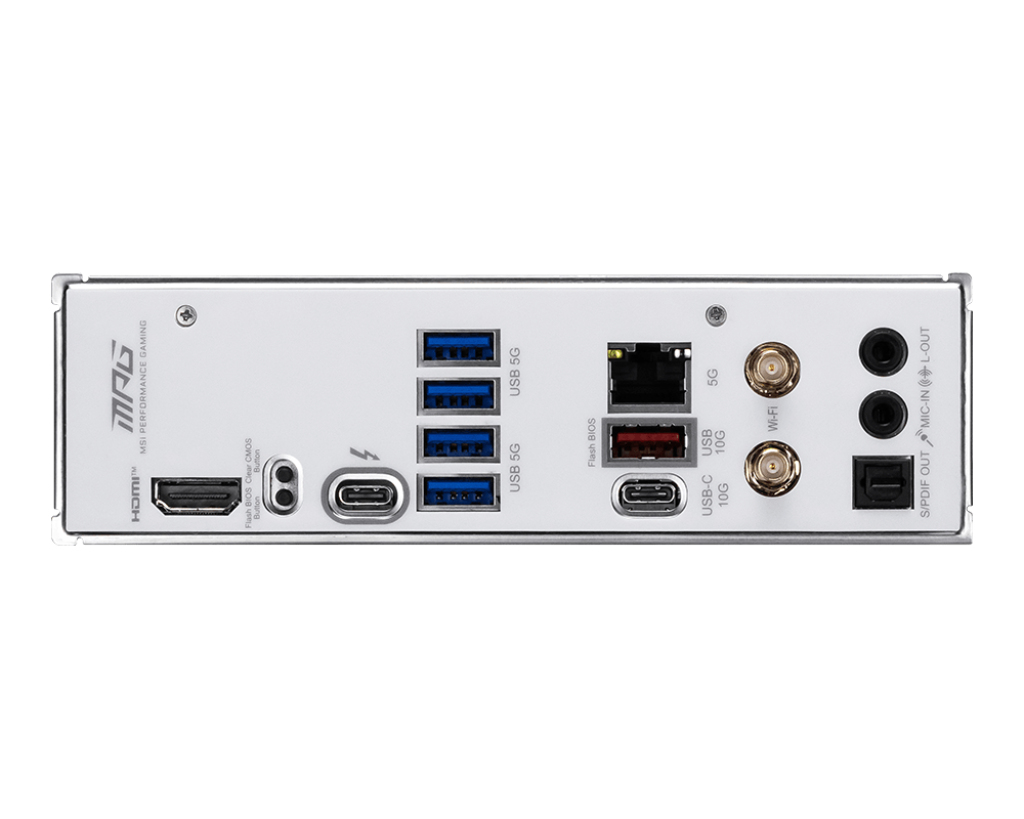 MSI MPG B860I EDGE TI WIFI Mainboard Mini-ITX Intel B860 LGA 1851 Weiß