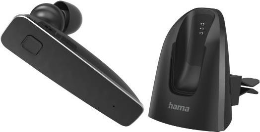 Hama MyVoice2100 Kopfhörer Kabellos Ohrbügel Anrufe/Musik Bluetooth Ladestation Schwarz (00184110)