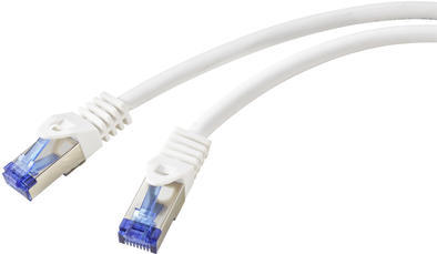 Renkforce RF-5771522 Netzwerkkabel Weiß 1 m Cat6a S/FTP (S-STP) (RF-5771522)