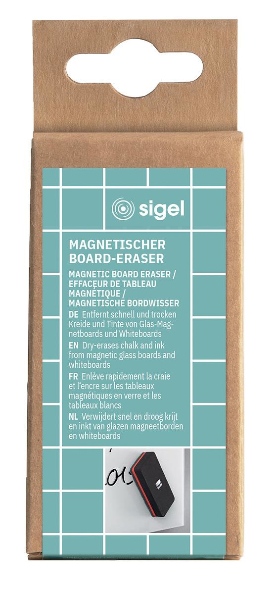 Sigel BA187 Radierer 90 mm x 45 mm Schwarz, Rot