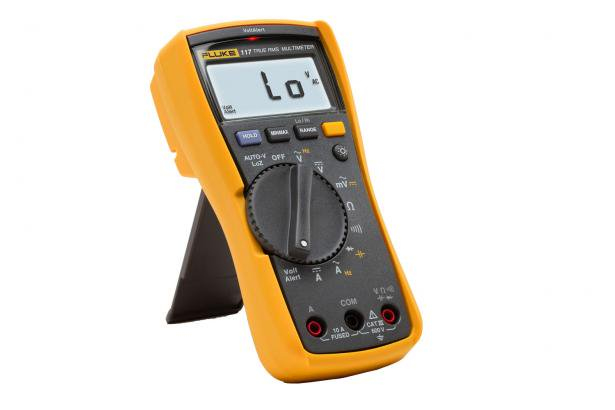 Fluke 117-COMBO Digitales Multimeter CAT III 600V Schwarz Gelb