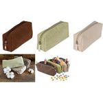 WEDO Schlamper-Etui aus Cord, beige Außenmaterial: Cord aus 100% Baumwolle, mit abwischbarem - 1 Stück (24245230)