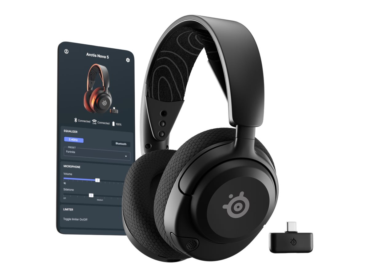 SteelSeries Arctis Nova 5 Headset Kabellos 60 h Stereo Schwarz