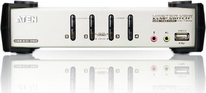 ATEN CS1734B KVM-/Audio-/USB-Switch (CS1734B)