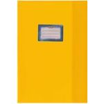 herlitz Heftschoner DIN A4, geprägt (Bast), PP, gelb mit aufgeklebtem Beschriftungsetikett - 25 Stück (5204011)