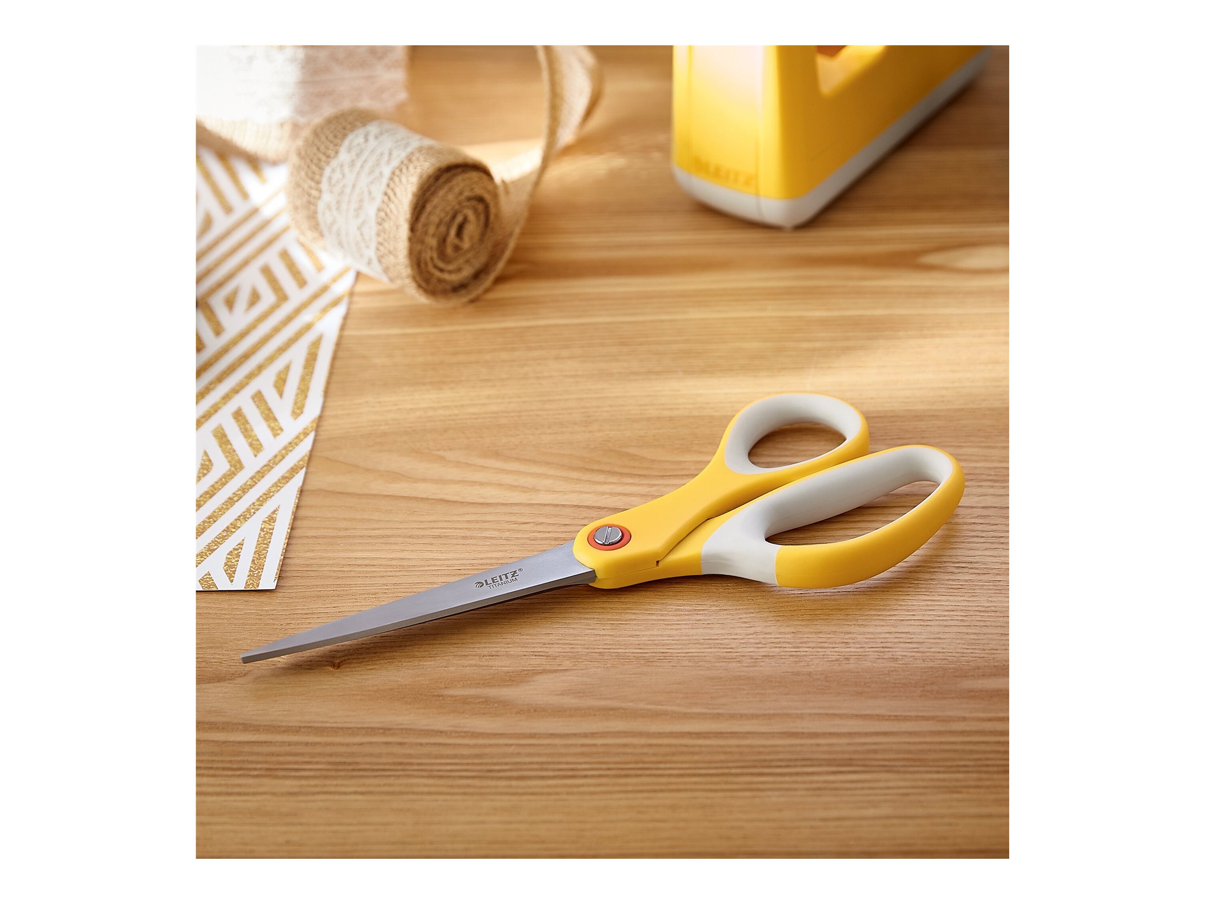 Leitz Cosy Schere 205 mm Grau, Gelb