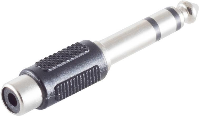 S/CONN maximum connectivity Adapter, Klinkenstecker Stereo 6,3mm auf Cinchkupplung (57074)