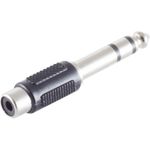 S/CONN maximum connectivity Adapter, Klinkenstecker Stereo 6,3mm auf Cinchkupplung (57074)