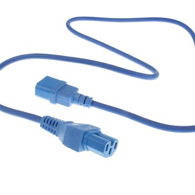 ACT AK5305 Stromkabel C14 - C15 1.2 m Blau