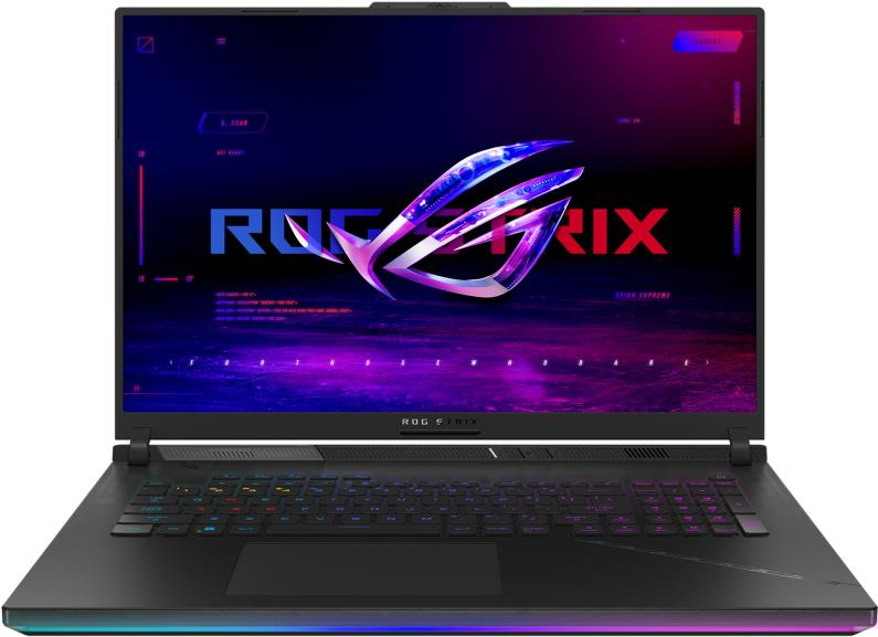 ASUS ROG Strix SCAR 18 G834JY-N6040W laptop 45,7 cm (18") WQXGA Intel® Core™ i9 i9-13980HX 32 GB DDR5-SDRAM 2 TB SSD NVIDIA GeForce RTX 4090 Wi-Fi 6E (802.11ax) Windows 11 Home Schwarz (90NR0CG1-M006M0)