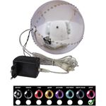 EUROPALMS LED Snowball 15cm, rosa (83501246)