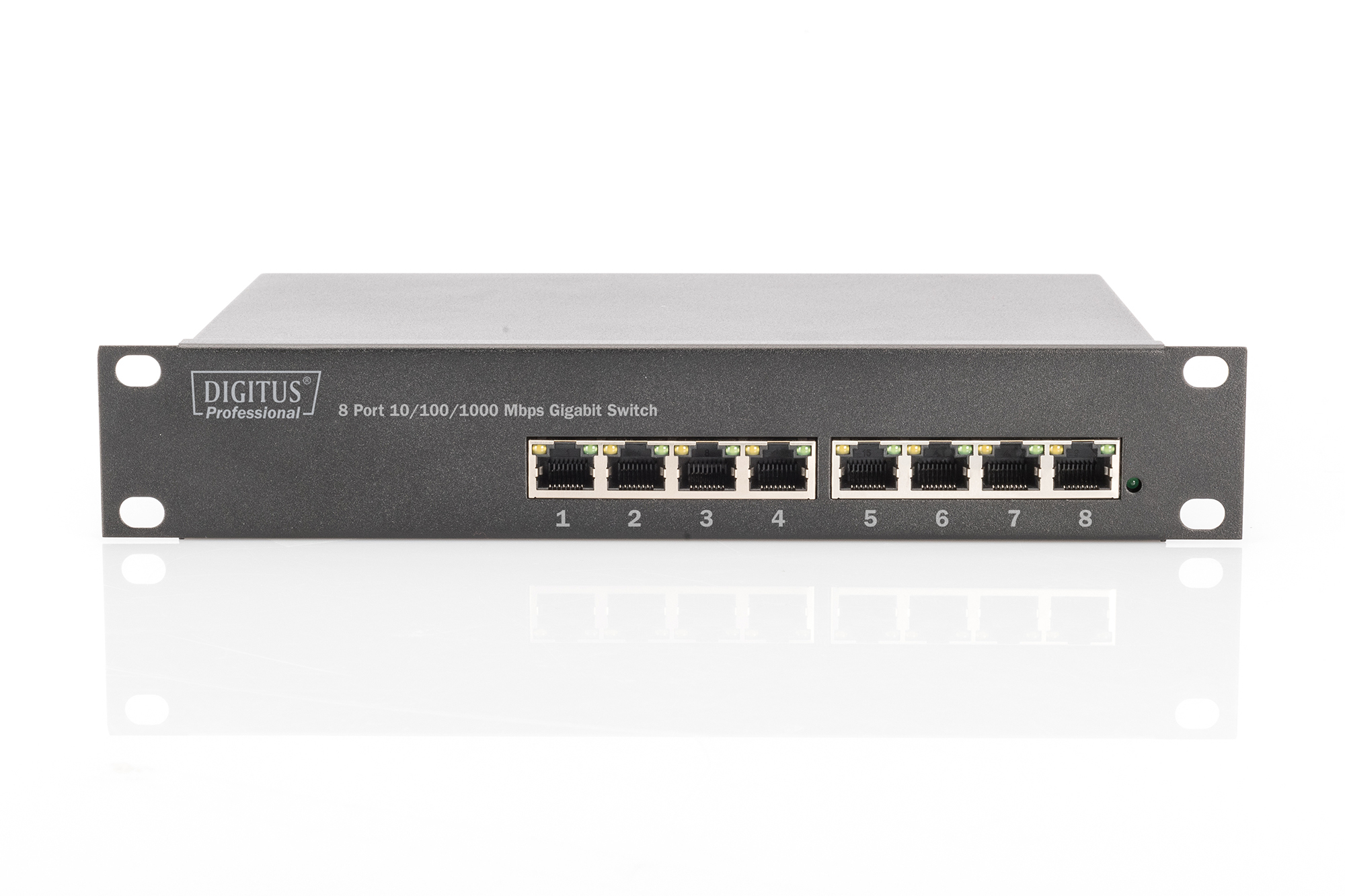 Digitus Professional DN-80114 Gigabit Ethernet Switch 8-Port Unmanaged Grau