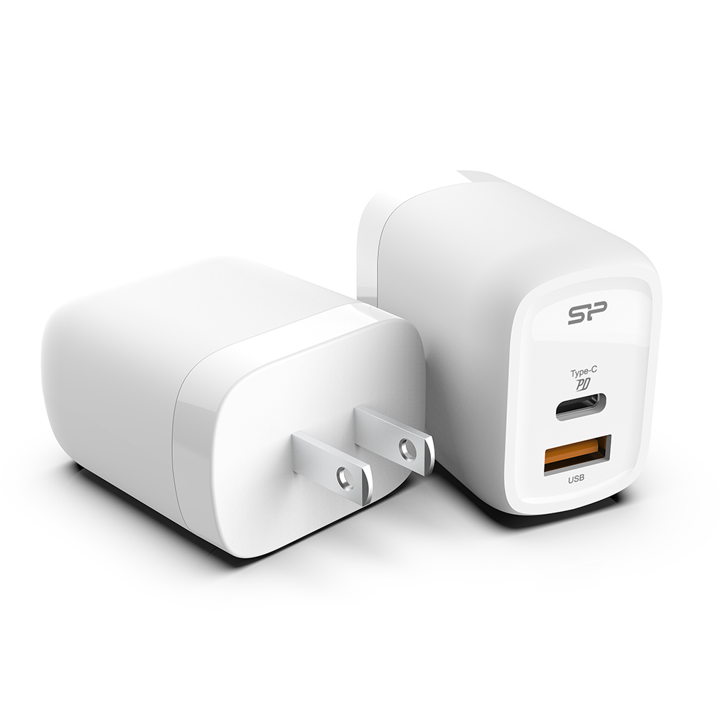 Silicon Power Boost Charger QM25 Netzteil 30 W USB-C USB-A PD QC 3.0 Weiß