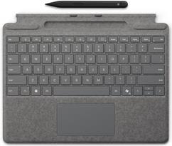 Microsoft Surface Signature Keyboard (mit Copilot Taste) + SlimPen 2 - Platin (8X8-00168)