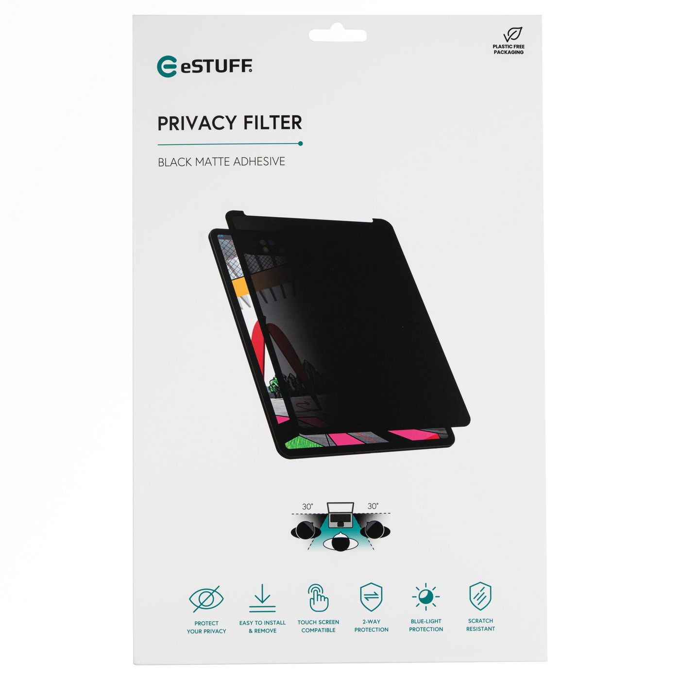 Gearlab eSTUFF GLBW10247171 Blickschutzfilter 10,2" Schwarz