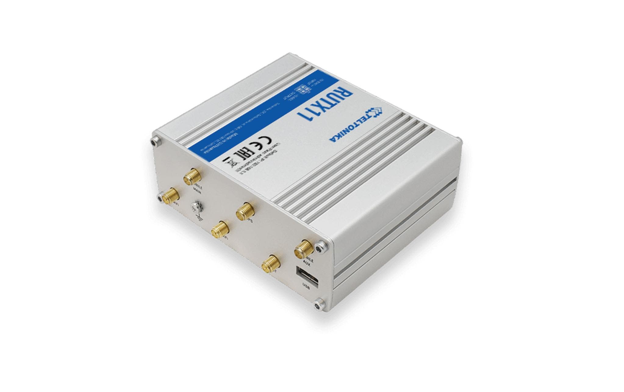 Teltonika RUTX11 LTE Cat 6 Router 4-Port 1 Gbps Wi-Fi 5 Grau
