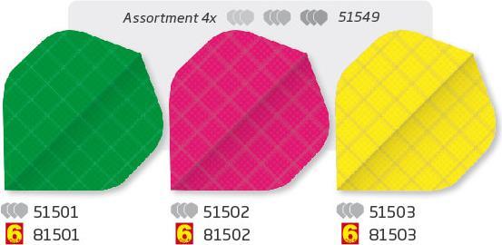 BULL'S 1 BULL'S Nylon Flights Sortiment 501/502/503 A-Standard (51549)