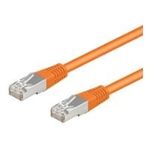 Wentronic Goobay CAT 5e Patchkabel, F/UTP, Orange, 1.5 m - CCA Kupfergemisch (95538)