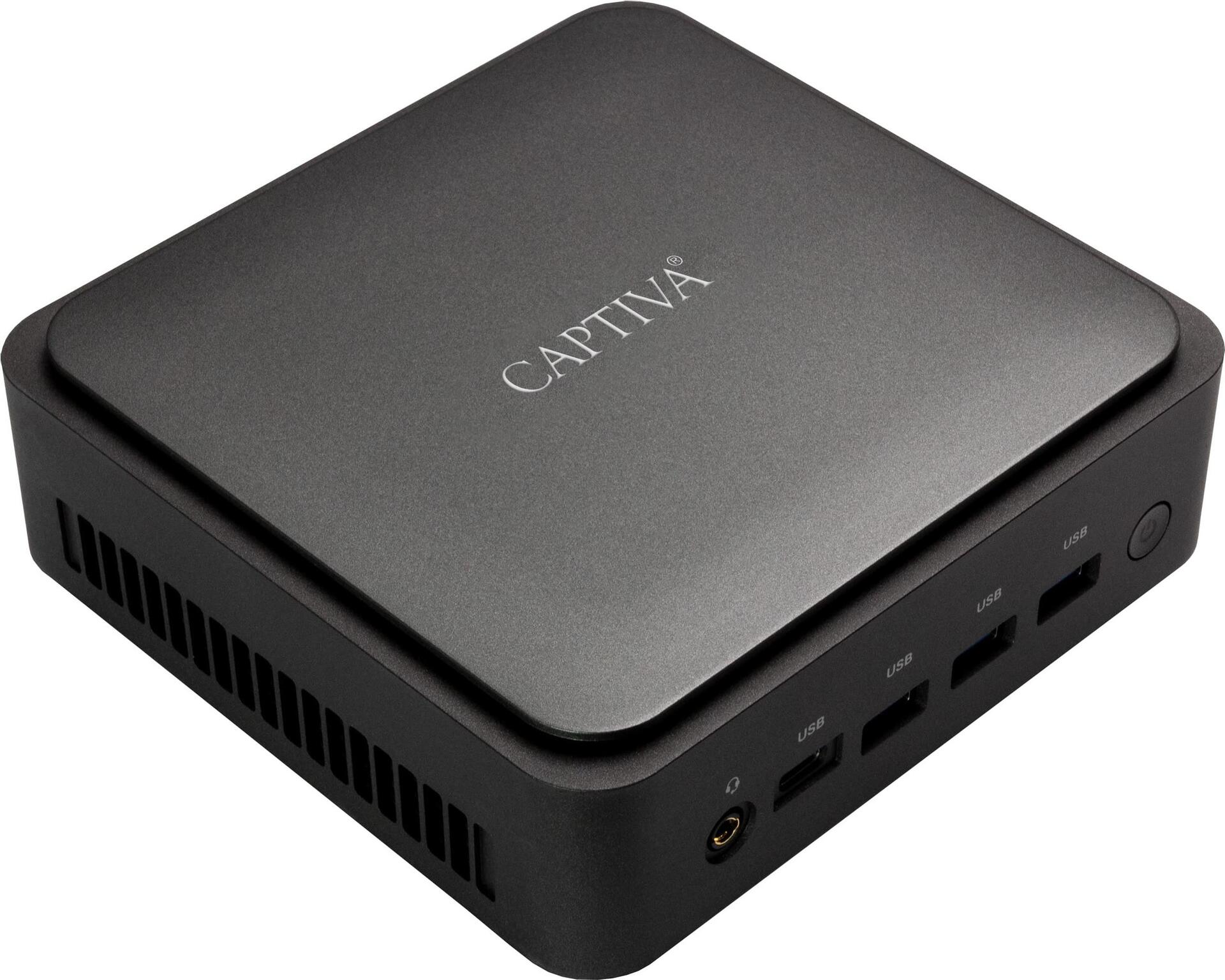 CAPTIVA Mini PC Power Starter I76-530 Intel® Core™ i7 8 GB DDR4-SDRAM 250 GB SSD Windows 11 Home (76530)