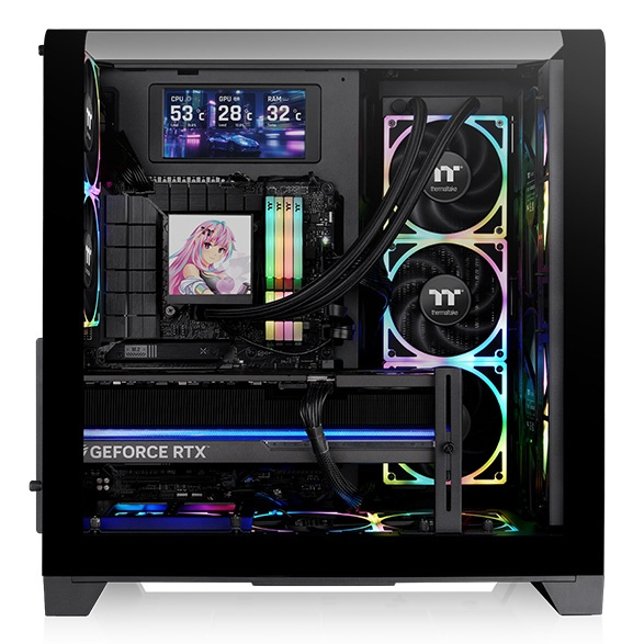 Thermaltake View 390 Air Midi Tower ATX Schwarz