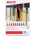 55/10S - Fineliner Set Blechbox 0.30 mm 10-farbig (4-55-10)
