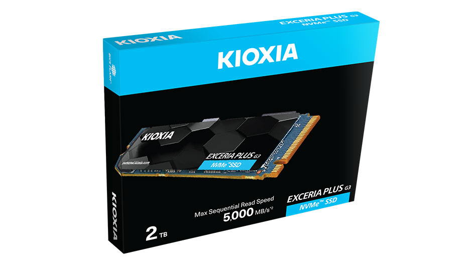 KIOXIA Exceria Plus G3 Series SSD 2 TB M.2 2280 NVMe PCIe 4.0 x4