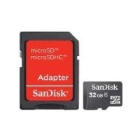 SanDisk Micro SDHC 32GB Class 4 Speicherkarte (inkl. microSD zu SD Adapter) (SDSDQM-032G-B35A)