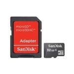SanDisk Micro SDHC 32GB Class 4 Speicherkarte (inkl. microSD zu SD Adapter) (SDSDQM-032G-B35A)