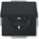 Busch Jaeger 2018-0-1495 Steckdose CEE 7/3 Schwarz (2018-0-1495)