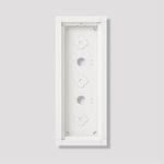 Siedle Aufputzgehäuse GA 612-3/1-01 W weiß (210012248-00)