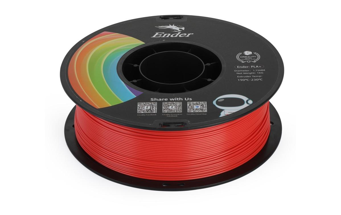 Creality PLA+ 3D-Druck Filament 1,75 mm 1 kg Rot