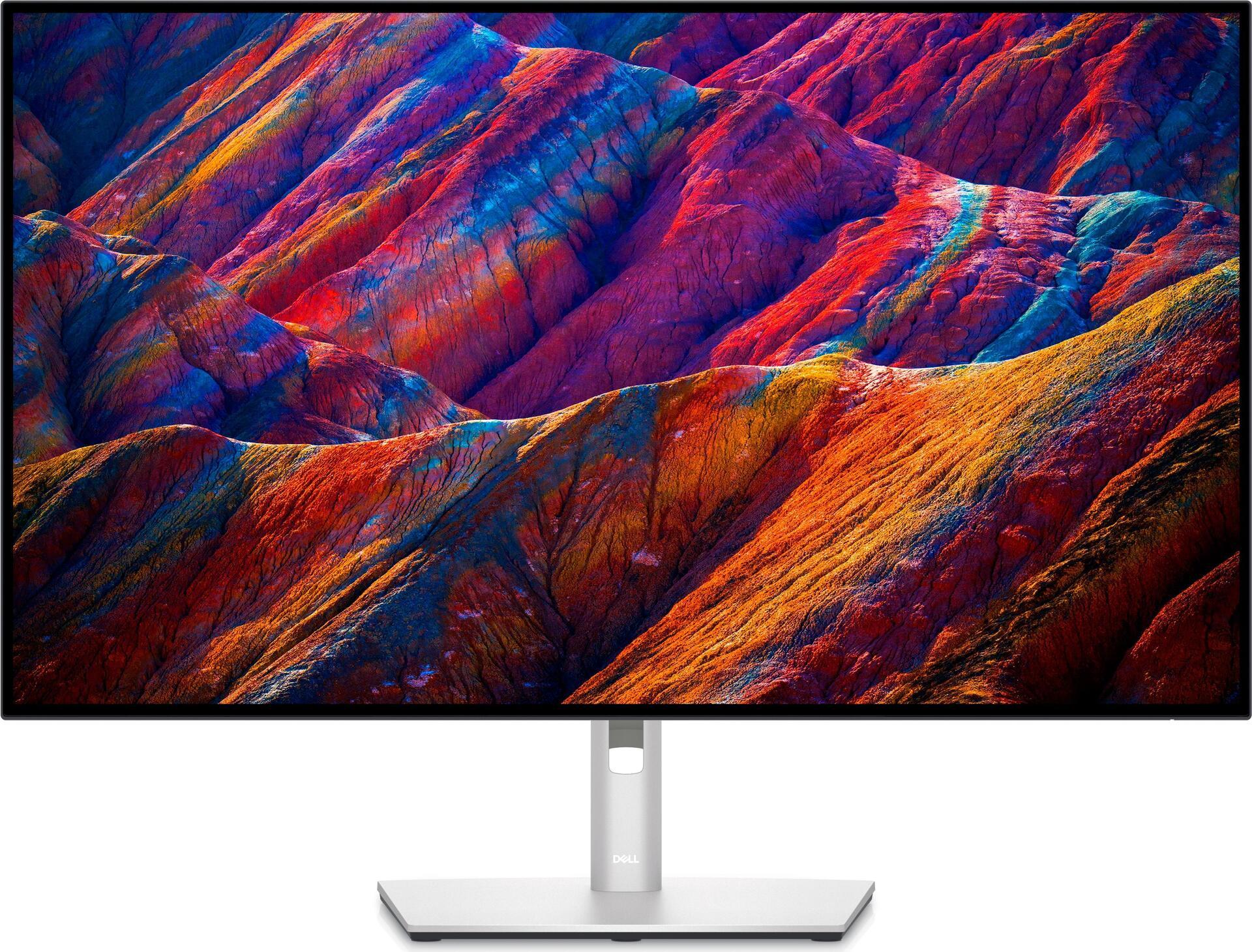 DELL UltraSharp U3223QE 80 cm (31.5 Zoll) 3840 x 2160 Pixel 4K Ultra HD LCD Silber [Energieklasse F] (DELL-U3223QE) (geöffnet)