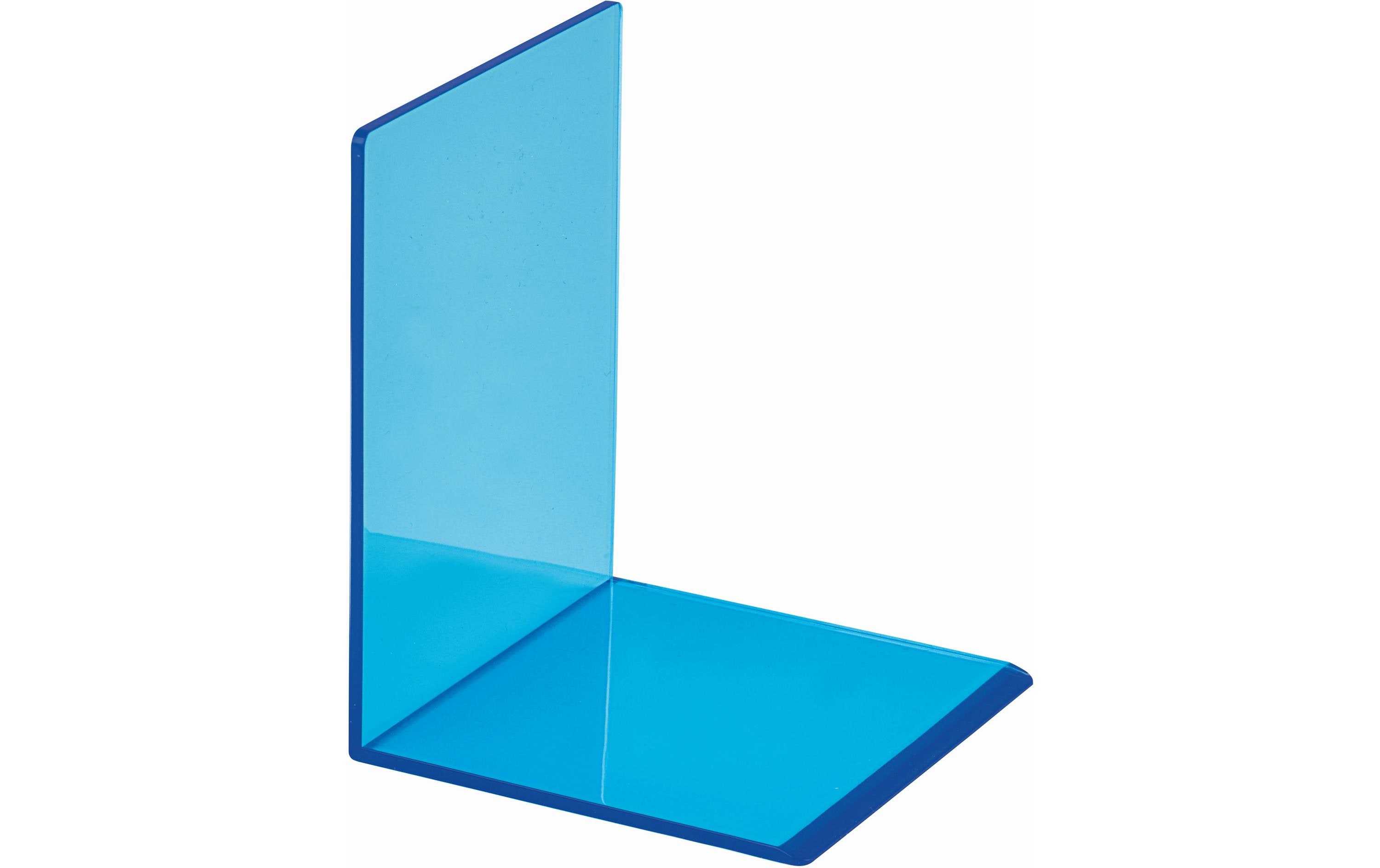 MAUL Buchstützen Acryl 10 x 13 cm Blau (3513631)