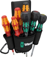 Wera 05136033001 - Schraubendrehersatz Gürteltasche Set 2 8-teilig (05136033001)