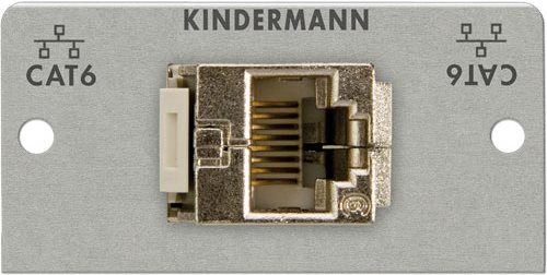KINDERMANN Cat.6 (RJ45) Genderchanger/Übergangskupplung KINDERMANN 7444-526, 50x50mm