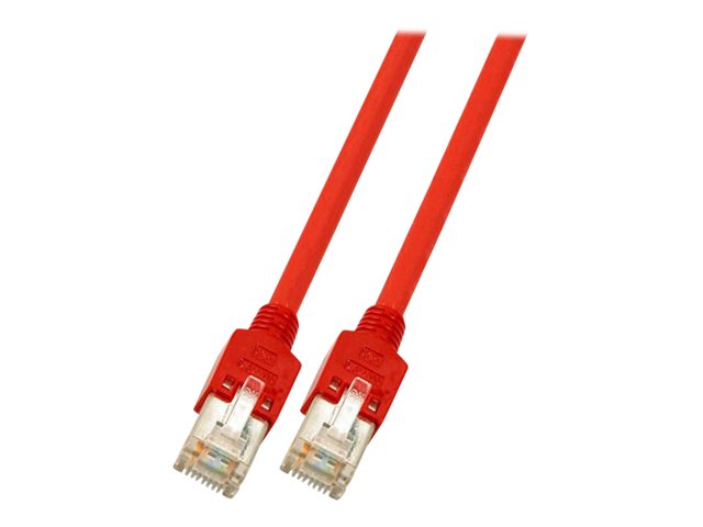 EFB Elektronik RJ45 Crossover Patchkabel Cat.5e SF/UTP LSZH 1,5m Rot