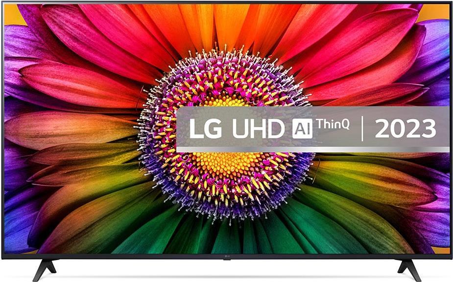 LG Electronics 55UR80006LJ.AEUD LCD-TV 139 cm 139,70cm (55") Smart TV CI+, DVB-C, DVB-S2, DVB-T2, WLAN, UHD, Schwarz [Energieklasse G] (55UR80006LJ.AEUD)