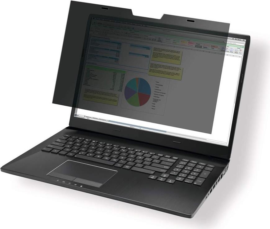 DURABLE 514457 Blickschutzfilter 14" 2-Wege Magnetisch Rahmenlos Anthrazitgrau