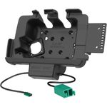 RAM Mounts GDS EZ-Roll'r Halteschale für Zebra ET40/45 (8') Diese RAM Mounts GDS EZ-Roll?r Halteschale ist für die Zebra ET4x 8 Zoll Serie mit IntelliSkin Next Generation Schutzhülle geeignet.Die Halteschale wird durch einen USB-C Anschluss mit Strom versorgt und lädt das Gerät in dem Dock auf.Peripheriegeräte werden über den integrierten Dual USB-A Anschluss unterstützt.Zum Einlegen wird die Unterseite des Gerätes in die Halteschale eingelegt und bis zum Einrasten in die Halteschale gedrückt.Durch die Aussparungen an den Tasten und Anschlüssen können diese weiterhin ohne Einschränkungen genutzt werden.Die Halteschale ermöglicht auch durch die Aussparung der Innenseite, dass die Scanfunktion des Tablets weitergenutzt werden kann.Tablet Zubehör wie z.B. PowerPack Akku können hier zusätzlich untergebracht werden. Die Rückseite der Gerätehalteschale ist für die Aufnahme einer VESA 75x75 mm oder runden Basisplatte (nicht im Lieferumfang enthalten) vorbereitet.Produktmerkmale RAM Mounts RAM-GDS-DOCK-ZE20PD2U:Kompatibel mit PowerPack AkkuLeichtes Einlegen und einfache EntnahmeZusätzliche Montageplatte für die Befestigung zusätzlicher Geräte oder ZubehörNur mit IntelliSkin Next Generation Schutzhülle nutzbarAnschlussbuchse: USB-CAusgangsleistung: 60WAusgangsspannung: 5-20V @ 3AAusgangsbuchse: 2x USB-A 2.0 (Peripheriegerät - 900mAh per Port)Übertragungsgeschwindigkeit: 12MbpsEingangs-Kabellänge: ca. 21 cmAusgangs-Kabellänge: ca. 21 cmZertifikate: RoHS, WEEE, CE & UKCAZusätzlicher Hinweis: Für eine Nutzung der Halterung benötigen Sie die RAM-GDS-SKIN-ZE20C-NG Schutzhülle.Abgebildete Geräte gehören nicht zum Lieferumfang.Es wird ausschließlich die RAM-GDS-DOCK-ZE20PD2U Halteschale geliefert. (RAM-GDS-DOCK-ZE20PD2U)