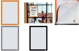 Nobo 2 Magnetrahmen selbstklebend orange A4 (1915695)