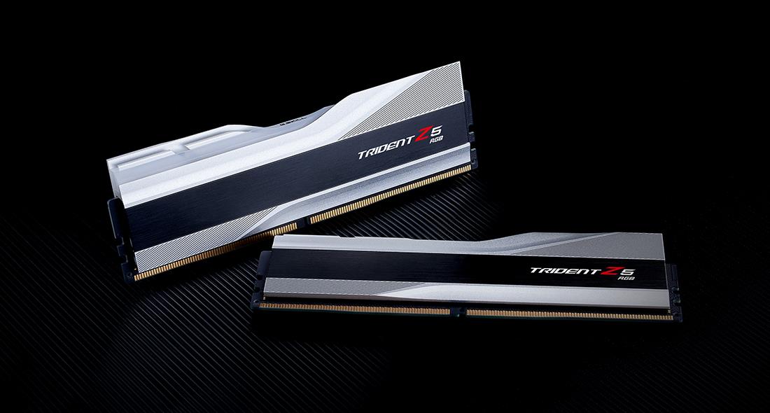 G.Skill Trident Z5 RGB DDR5 32 GB RAM 2x16 GB 6400 MHz CL32 Schwarz/Silber
